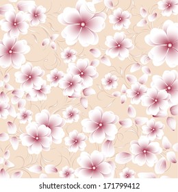 Abstract floral background.