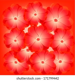 Abstract floral background.