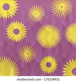 Abstract floral background