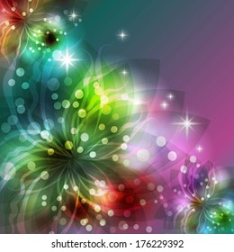 abstract floral background