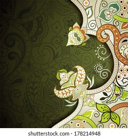 Abstract Floral Background