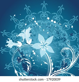 abstract floral background