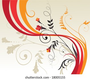 abstract floral background