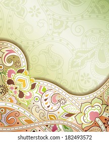 Abstract Floral Background