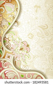 Fundo floral abstrato
