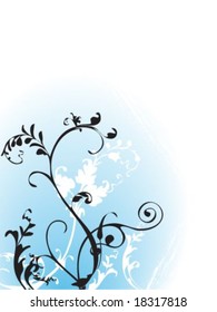 Abstract floral background