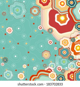 Abstract floral background