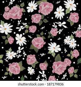 Abstract floral background.
