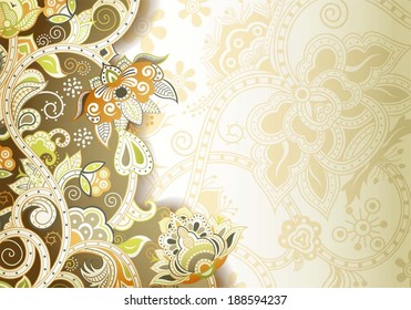 Abstract Floral Background