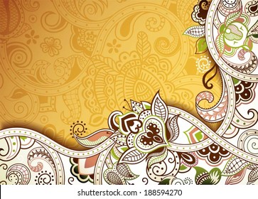 Abstract Floral Background