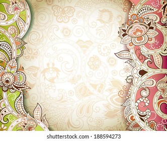Abstract Floral Background