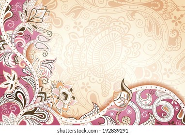 Abstract Floral Background