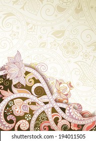 Abstract Floral Background