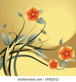 abstract floral background