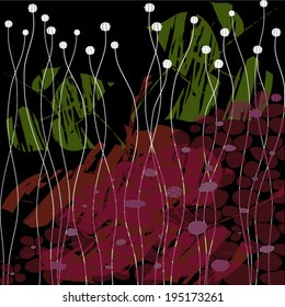 Abstract floral background