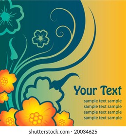 abstract floral background