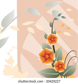 abstract floral background
