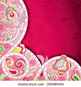 Abstract Floral Background