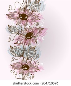 Abstract floral background
