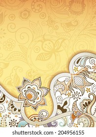 Abstract Floral Background