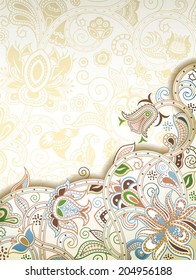 Abstract Floral Background