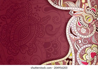 Abstract Floral Background