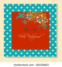 Abstract floral background.
