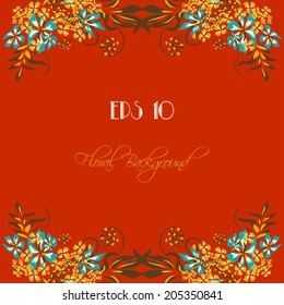 Abstract floral background.