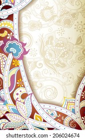Abstract Floral Background