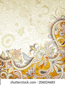 Abstract Floral Background