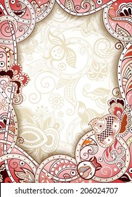 Abstract Floral Background