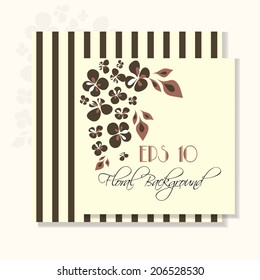 Abstract floral background.