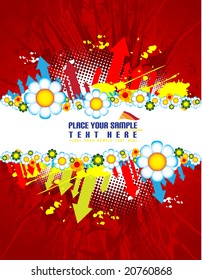 Abstract floral background