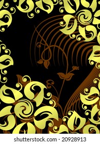 Abstract floral background