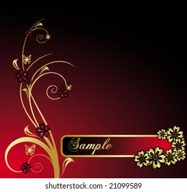 abstract floral background