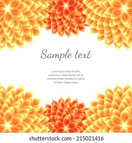 Abstract floral background