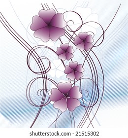 abstract floral background