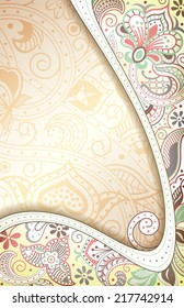 Abstract Floral Background