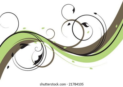 Abstract floral background