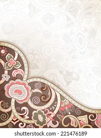 Fundo floral abstrato