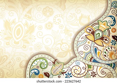 Abstract Floral Background