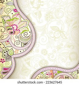 Abstract Floral Background
