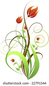 abstract floral background