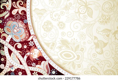 Abstract Floral Background