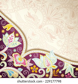 Abstract Floral Background