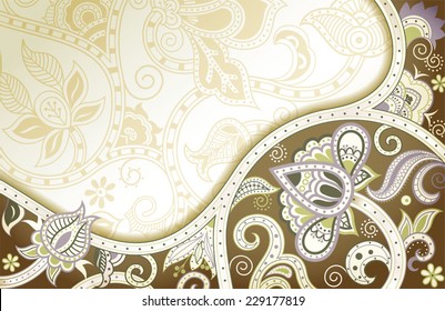 Abstract Floral Background