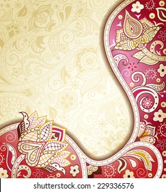 Abstract Floral Background