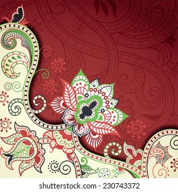 Abstract Floral Background