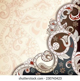 Abstract Floral Background
