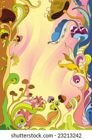 abstract floral background